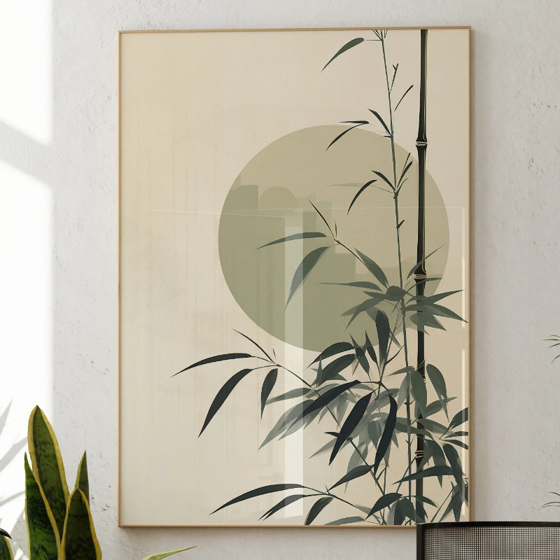 Japandi Wall Art Minimal Botan - Japanese Zen Lifestyle recension och pris
