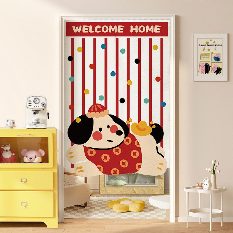 VIKAMA Japanese Colorful Polka - Noren Curtain Doorway recension och pris