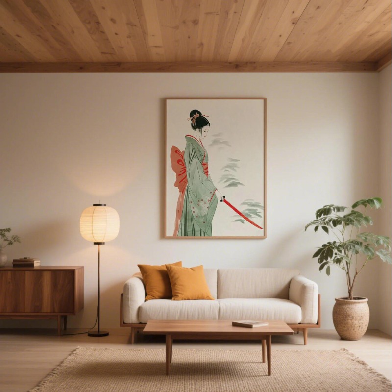 Mount Fuji & Crane Japanese Wa - Japanese Zen Lifestyle recension och pris